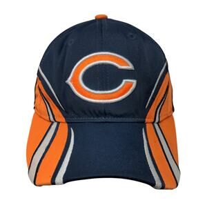 Reebok Chicago Bears Fitted Hat OSFA Embroidered Logo Multicolor
